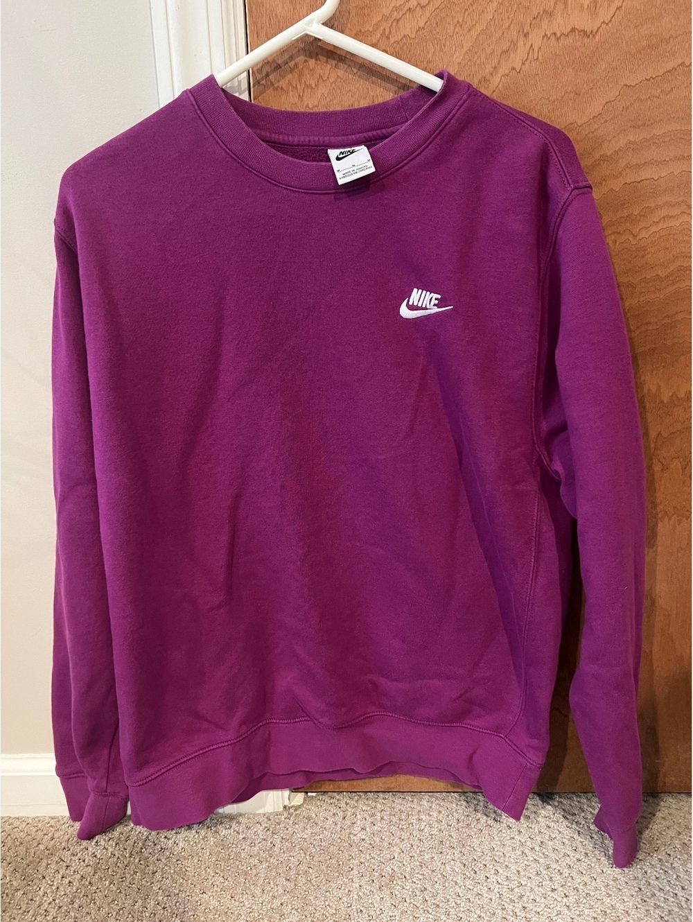 Purple Nike Crewneck